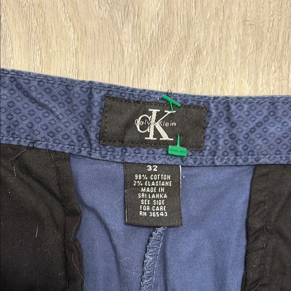 🔥BUNDLESALE Mens 32 Calvin Klein Flat Front Tailored Cotton Shorts